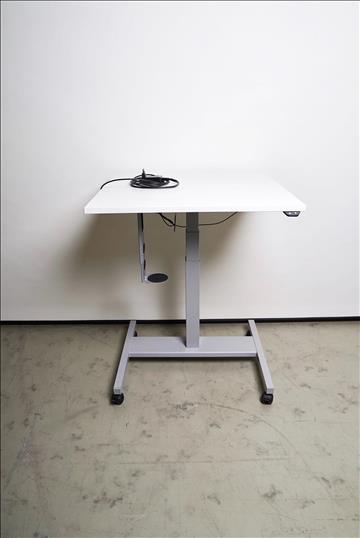 Ergonomiskt sitt-ståbord på hjul